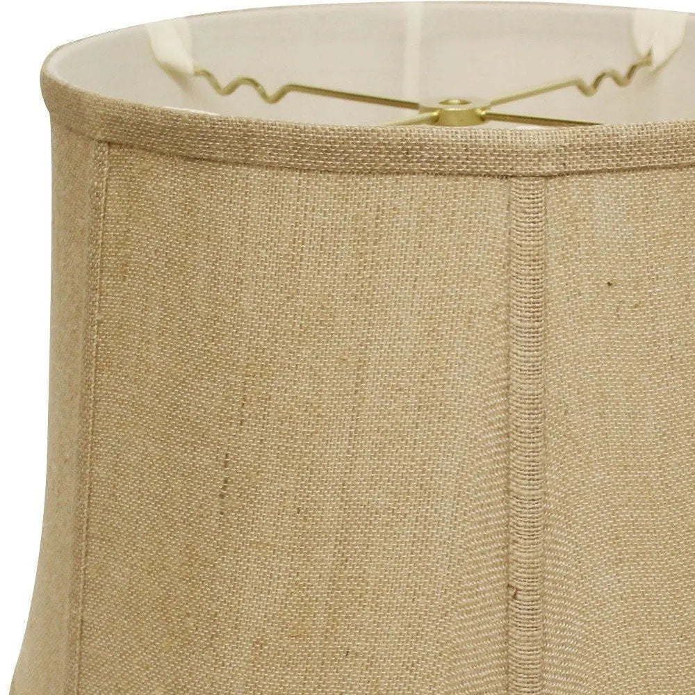 Gold Burlap Drum Lamp Shade HomeRoots