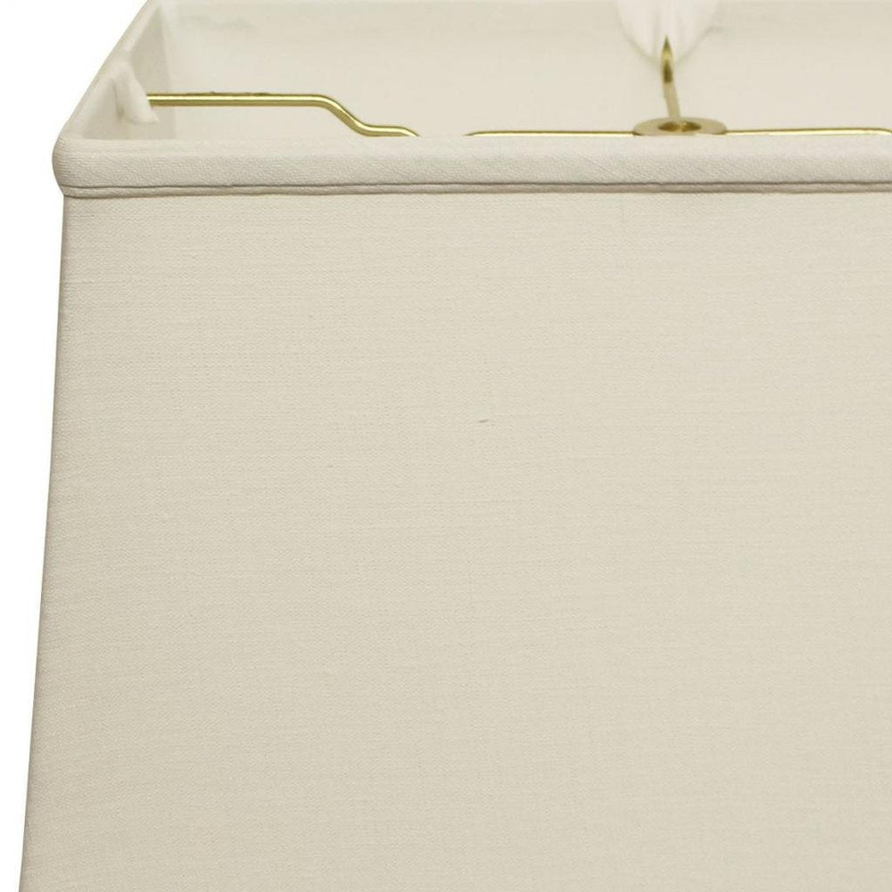 White Linen Lamp Shade HomeRoots