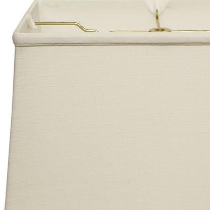White Linen Lamp Shade HomeRoots