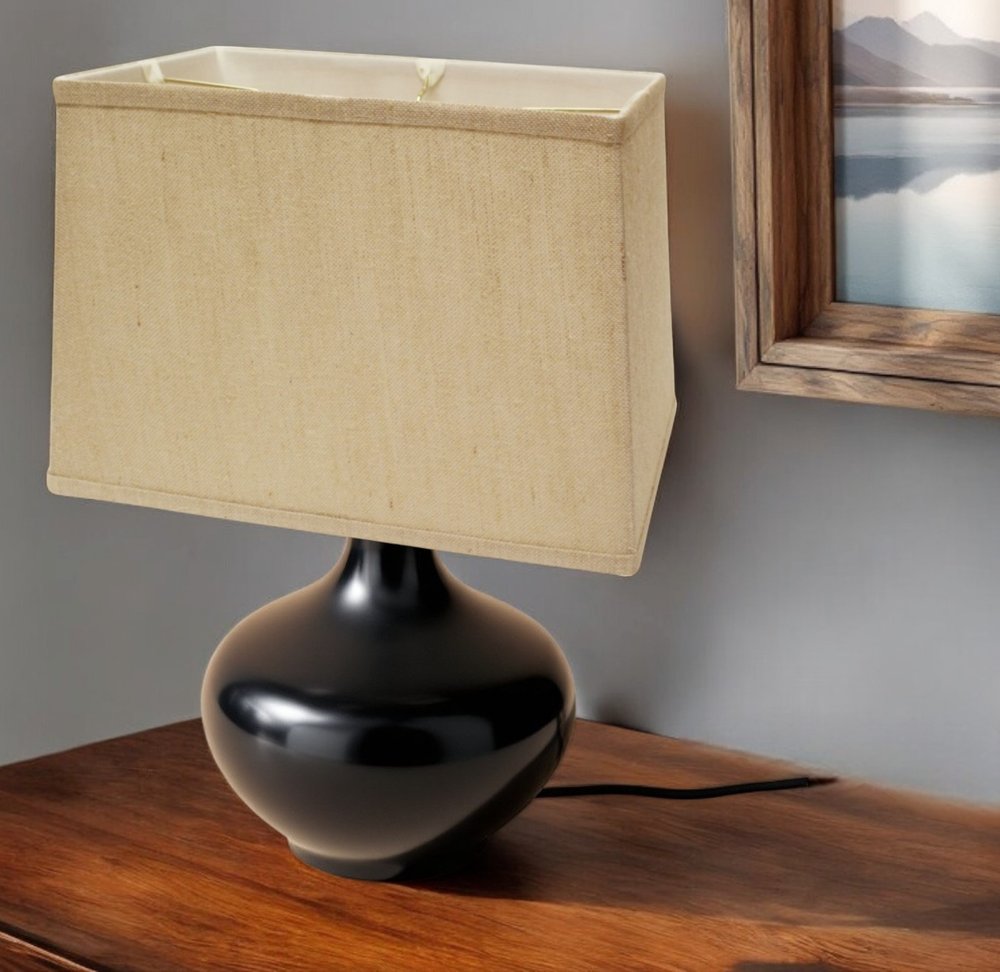 Gold Burlap Lamp Shade HomeRoots