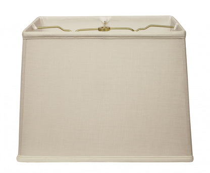 18" Off White Throwback Rectangle Linen Lampshade