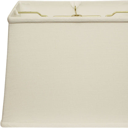 White Linen Lamp shade HomeRoots