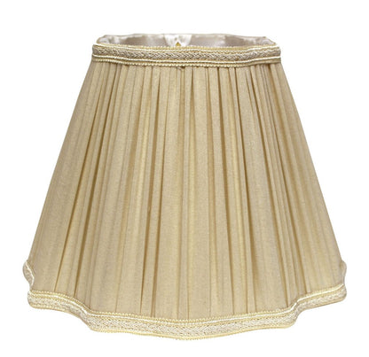 Taupe Shantung Silk Square Lamp Shade HomeRoots