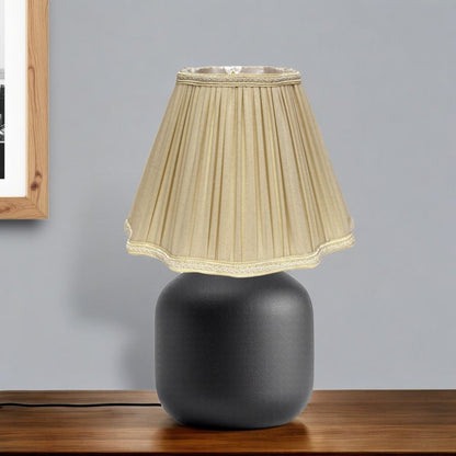 Taupe Shantung Silk Square Lamp Shade HomeRoots