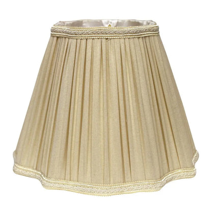Taupe Shantung Silk Square Lamp Shade HomeRoots