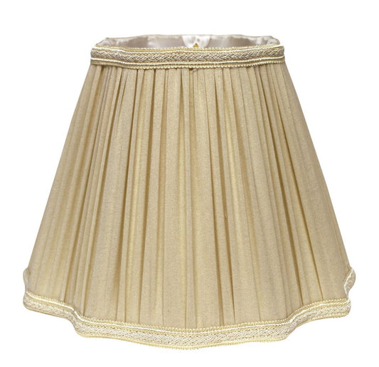 Taupe Shantung Silk Square Lamp Shade HomeRoots