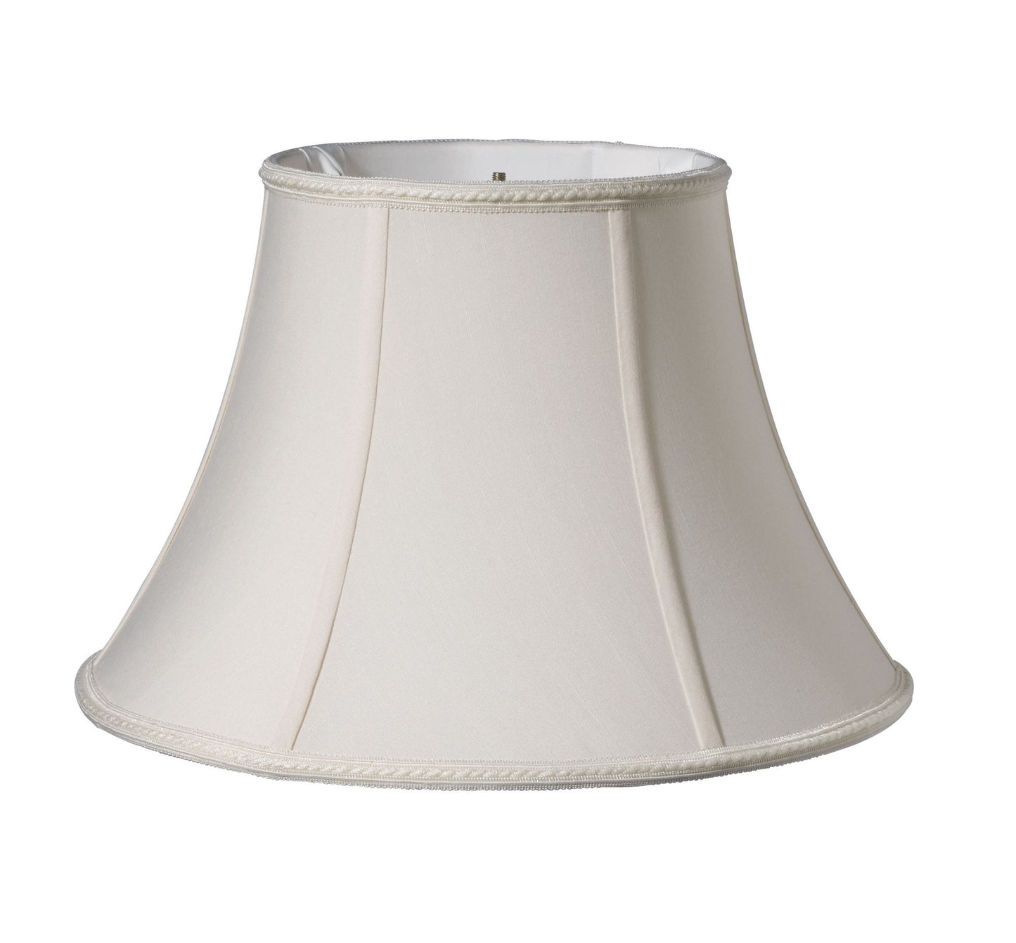 18" Cream Slanted Bell Shantung Lampshade