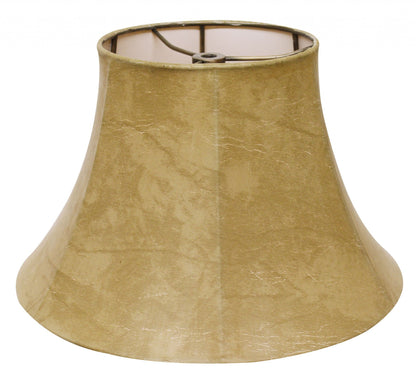 18" Faux Snakeskin Slanted Softback Parchment Lampshade