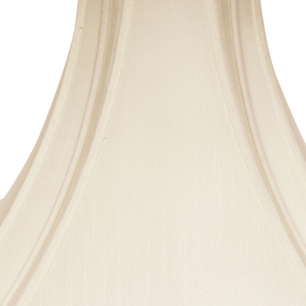 Ivory Shantung Silk Square Lamp Shade HomeRoots