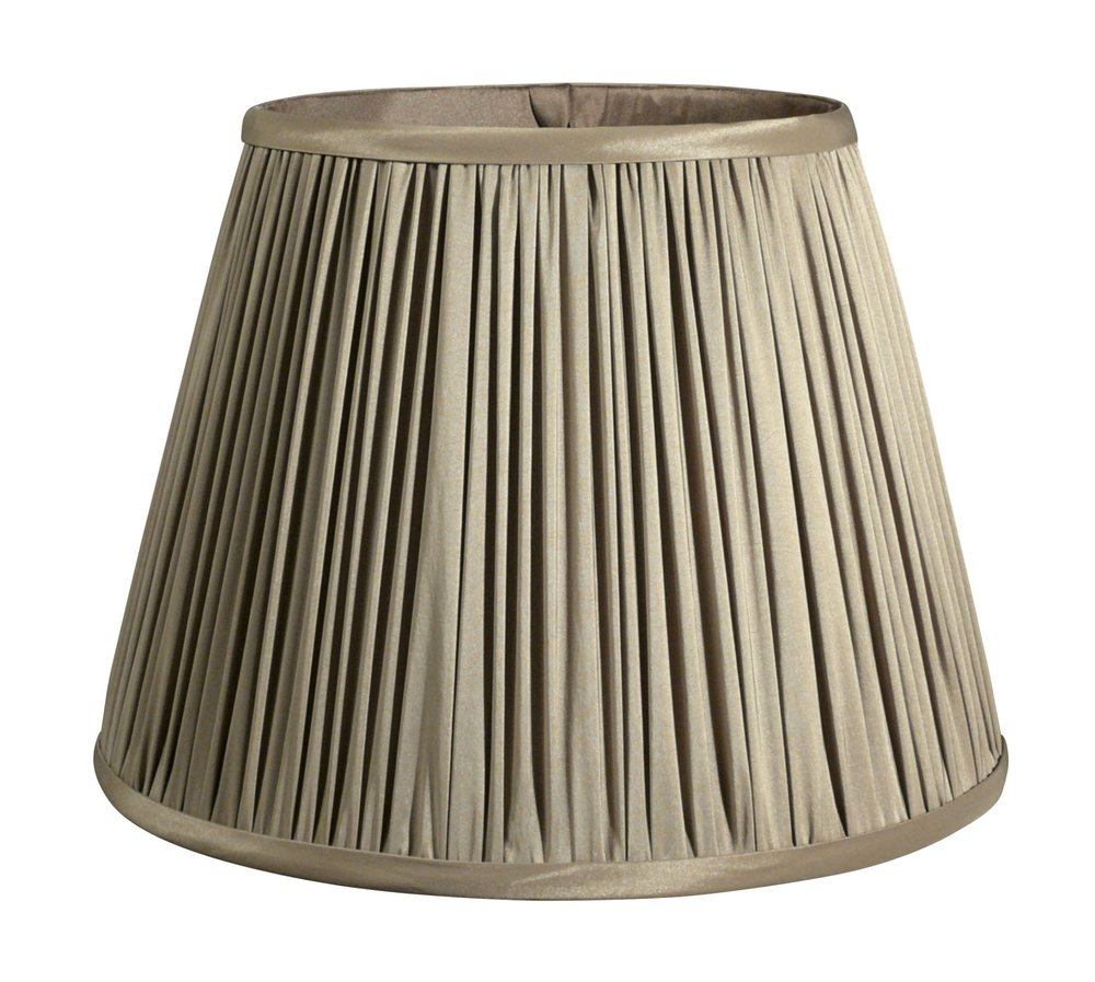 Ash Gray Taffeta Pleated Empire Lamp Shade HomeRoots