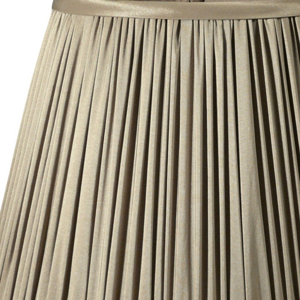 Ash Gray Taffeta Pleated Empire Lamp Shade HomeRoots