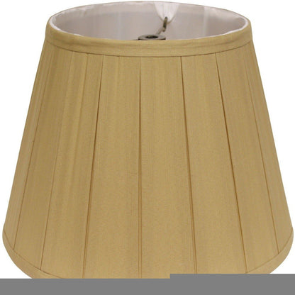 Camel Shantung Silk Empire Lamp Shade HomeRoots