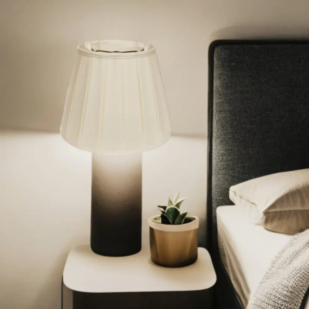 Ivory Shantung Silk Empire Lamp Shade HomeRoots