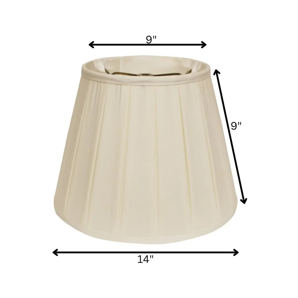 Ivory Shantung Silk Empire Lamp Shade HomeRoots