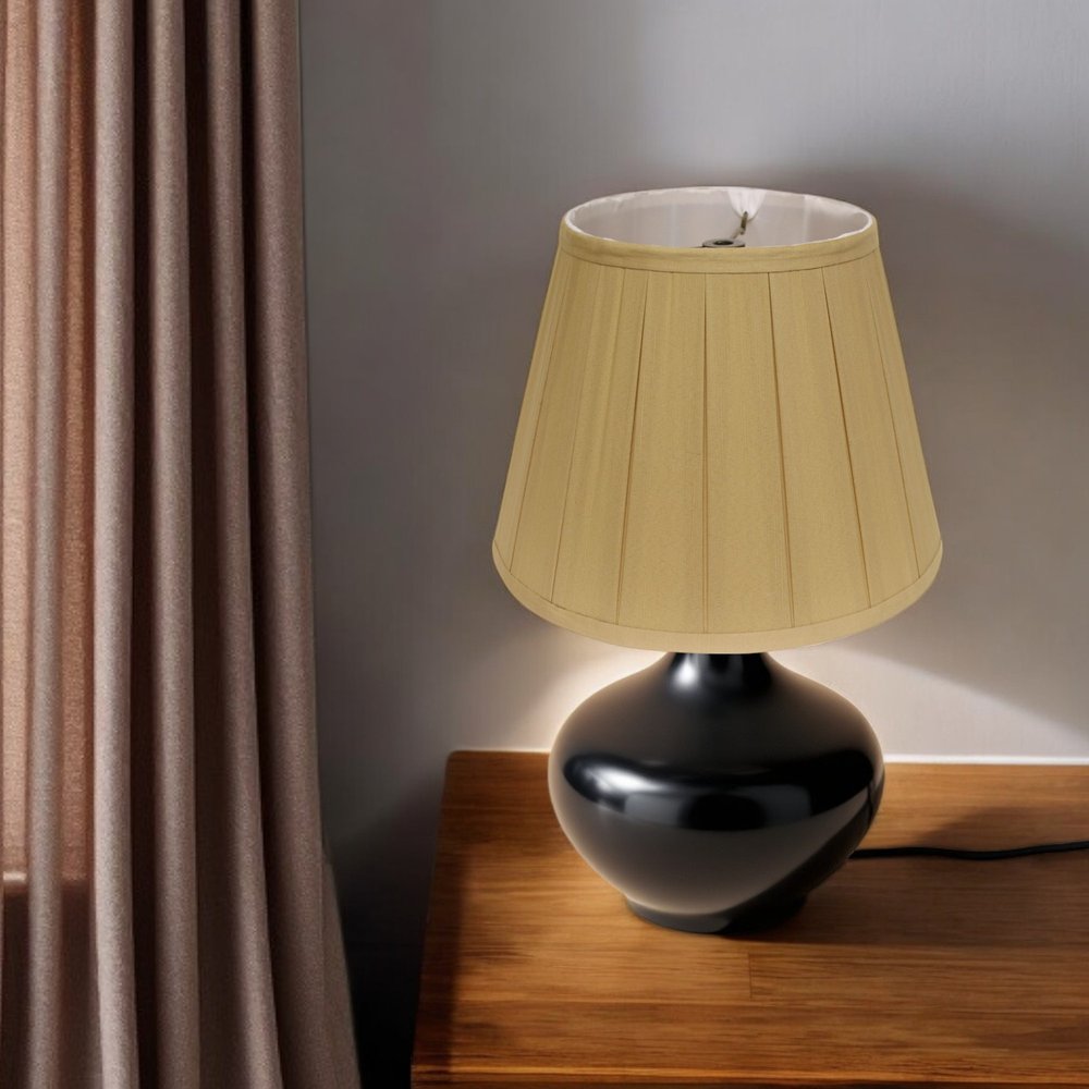 Camel Shantung Silk Empire Lamp Shade HomeRoots