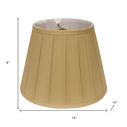 Camel Shantung Silk Empire Lamp Shade HomeRoots