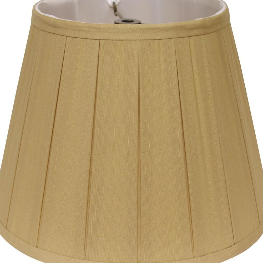 Camel Shantung Silk Empire Lamp Shade HomeRoots
