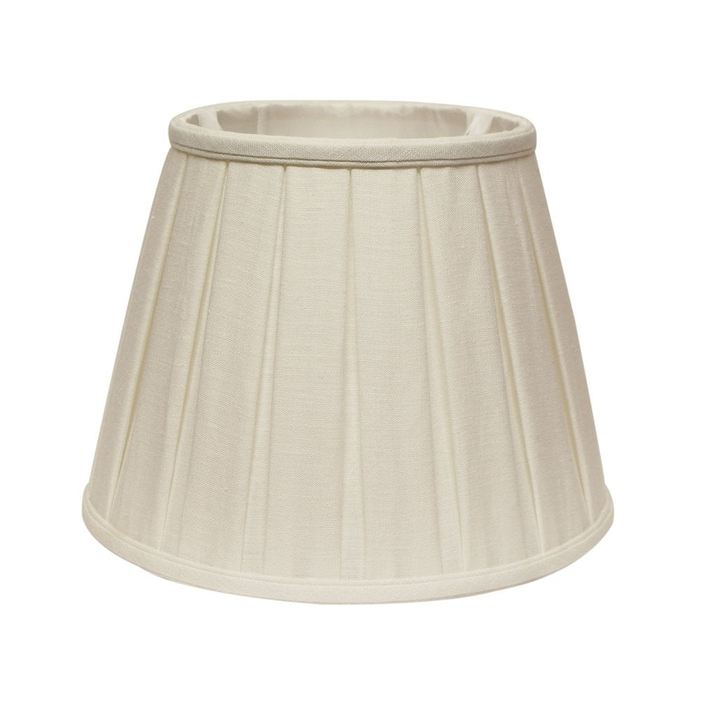 White Linen Pleated Empire Lamp Shade HomeRoots