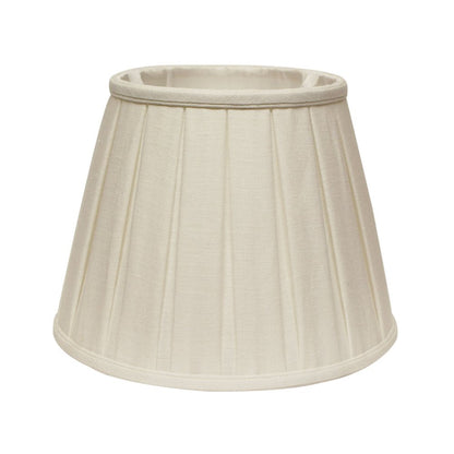 White Linen Pleated Empire Lamp Shade HomeRoots