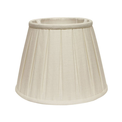 White Linen Pleated Empire Lamp Shade HomeRoots