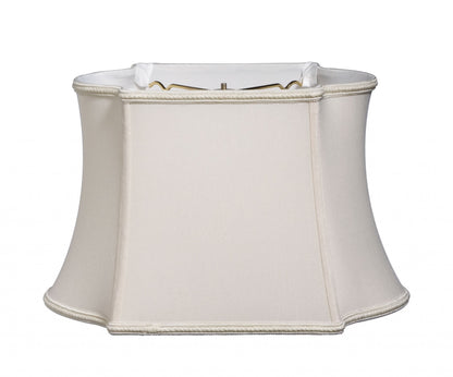 12" Cream Premium Oblong Shantung Lampshade