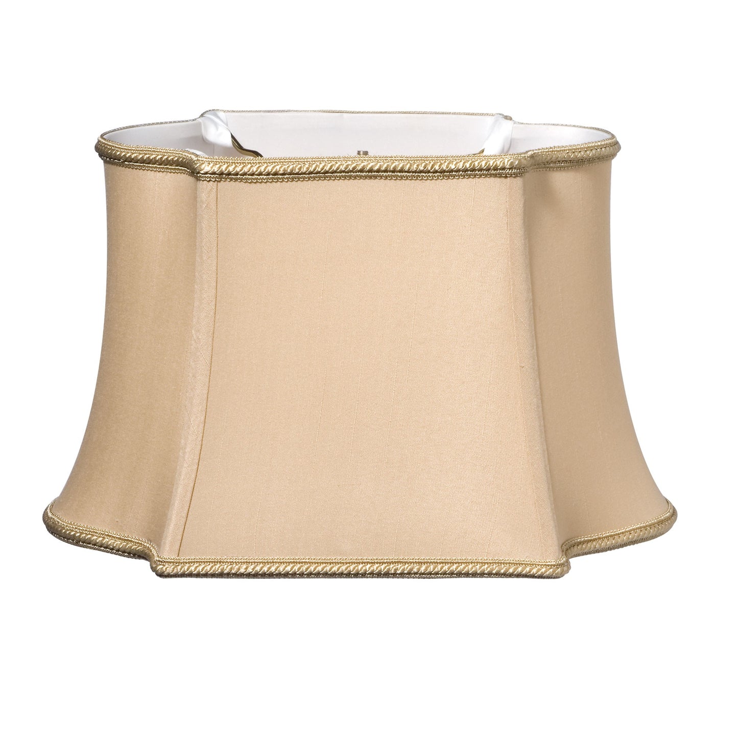 12" Vintage Gold Premium Oblong Shantung Lampshade