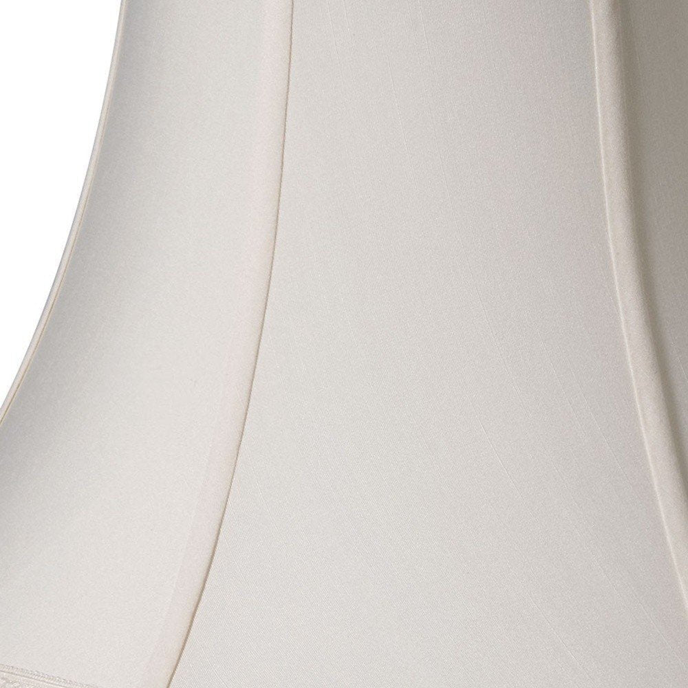 Cream Shantung Silk Bell Lamp Shade HomeRoots