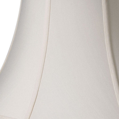 Cream Shantung Silk Bell Lamp Shade HomeRoots