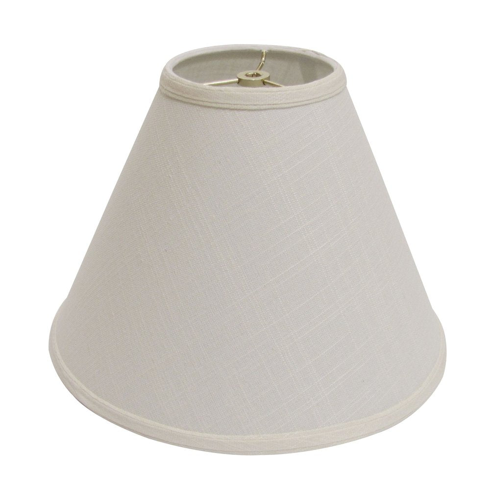 Off White Linen Print Cone Lamp Shade HomeRoots