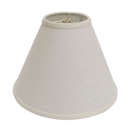 Off White Linen Print Cone Lamp Shade HomeRoots