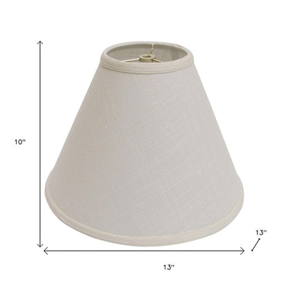 Off White Linen Print Cone Lamp Shade HomeRoots
