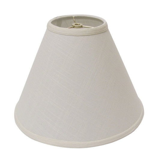Off White Linen Print Cone Lamp Shade HomeRoots