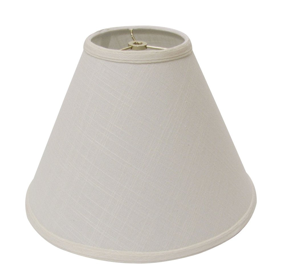Off White Linen Print Cone Lamp Shade HomeRoots