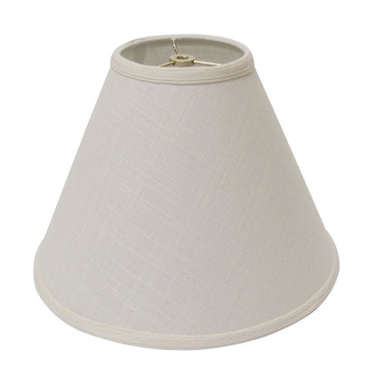 Off White Linen Print Cone Lamp Shade HomeRoots