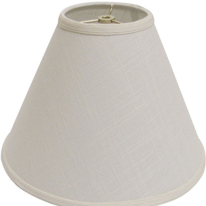 Off White Linen Print Cone Lamp Shade HomeRoots