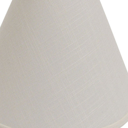 Off White Linen Print Cone Lamp Shade HomeRoots