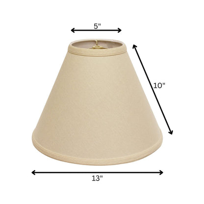 Beige Linen Cone Lamp Shade HomeRoots
