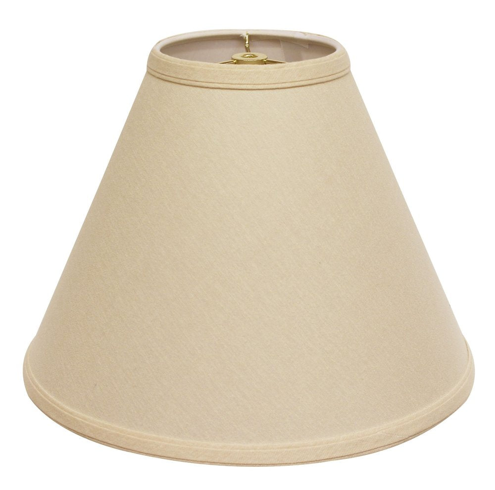 Beige Linen Cone Lamp Shade — view 1
