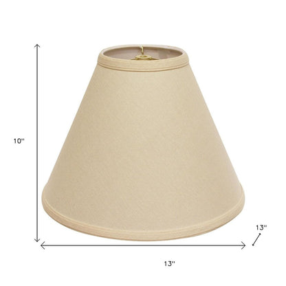 Beige Linen Cone Lamp Shade HomeRoots