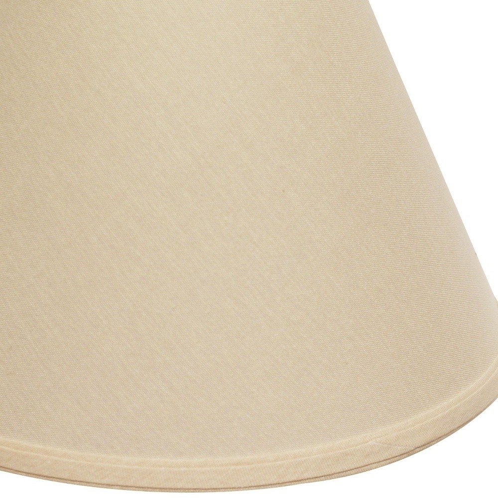 Beige Linen Cone Lamp Shade — view 4