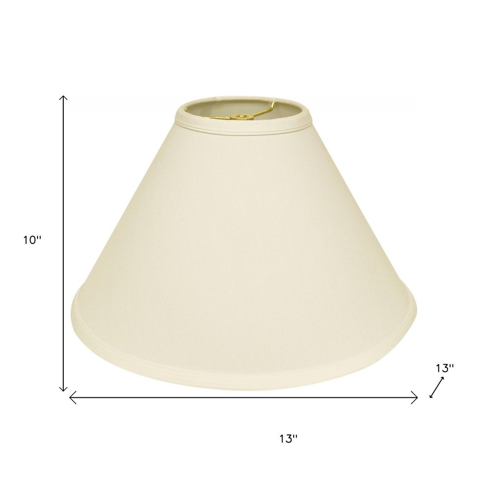 Ivory No Slub Innsbruck Print Cone Lamp Shade HomeRoots