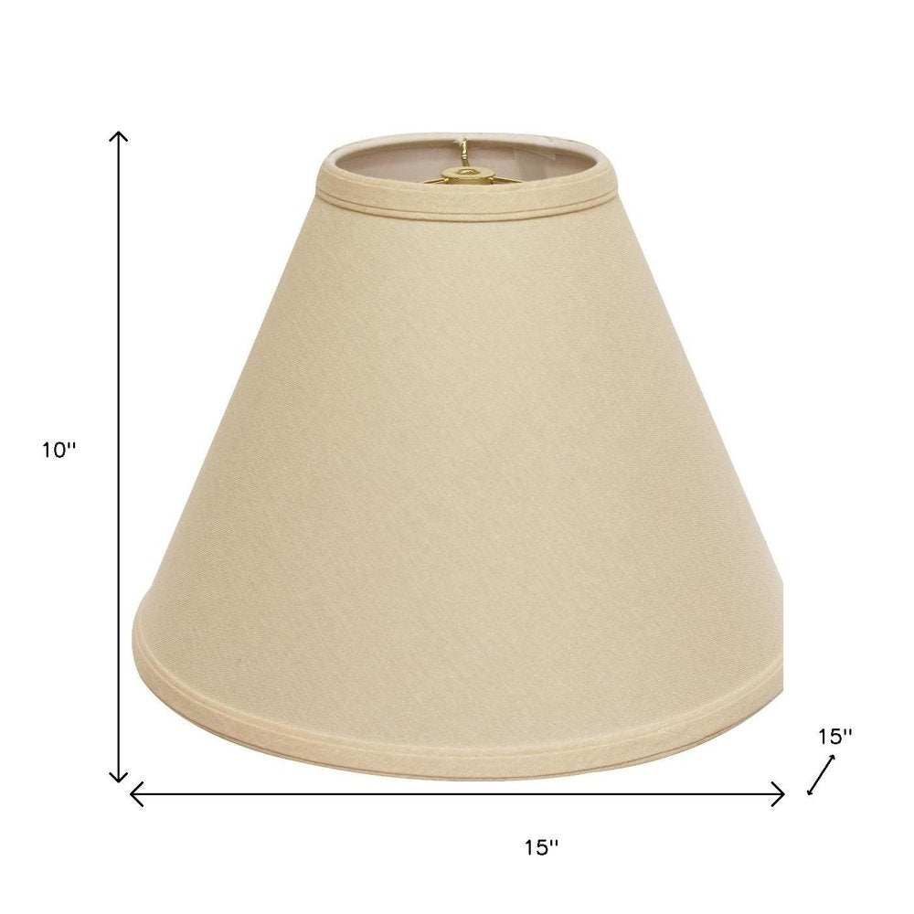 Beige Linen Cone Lamp Shade HomeRoots