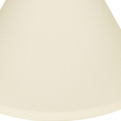 Ivory No Slub Innsbruck Cone Lamp Shade HomeRoots