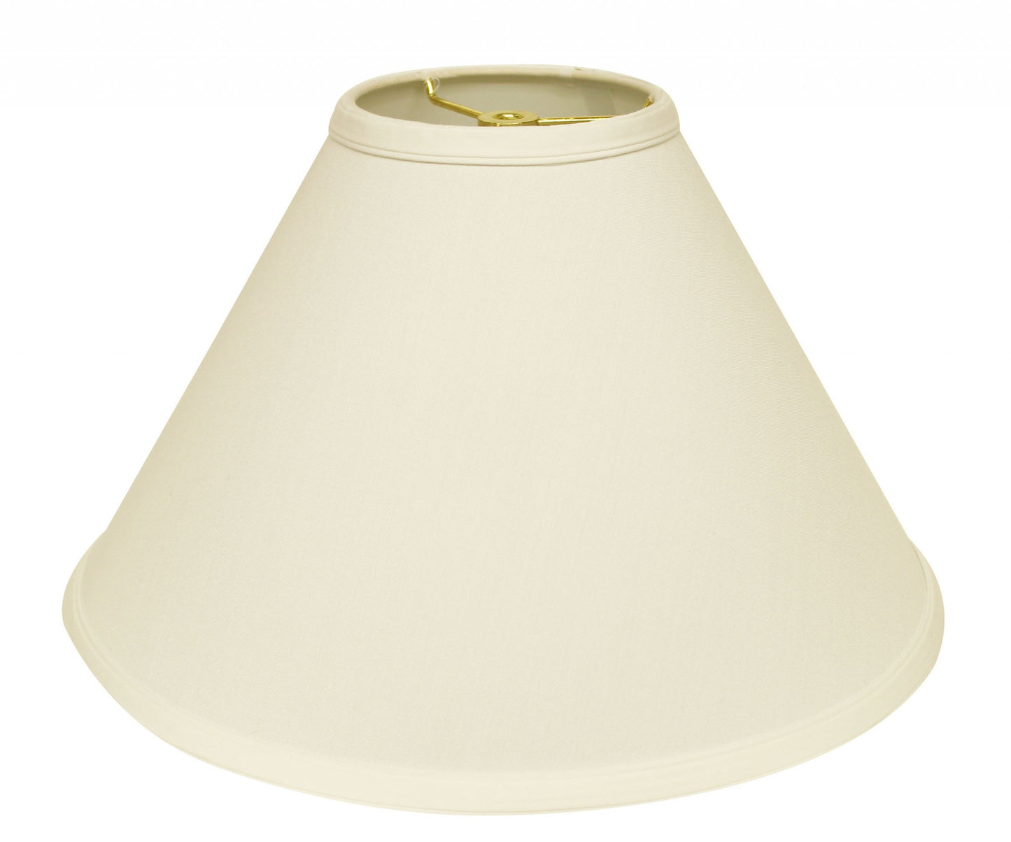 15" Ivory Deep Cone Slanted No Slub Lampshade