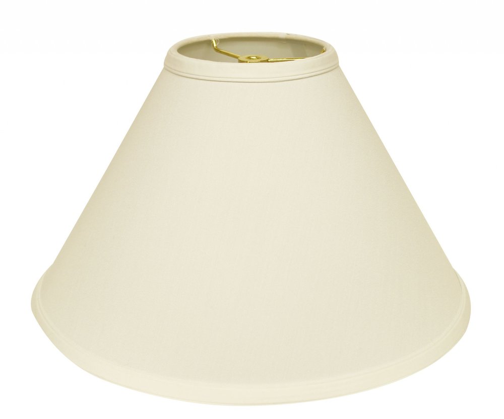 Ivory No Slub Innsbruck Cone Lamp Shade — view 1