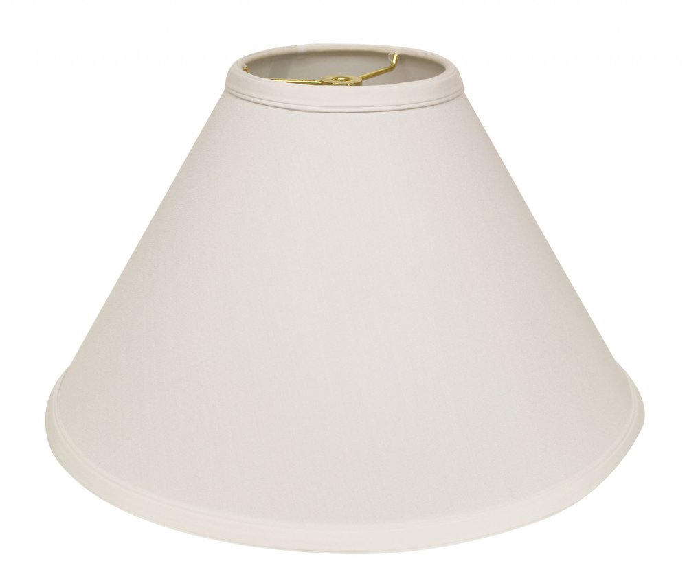White No Slub Innsbruck Cone Lamp Shade HomeRoots