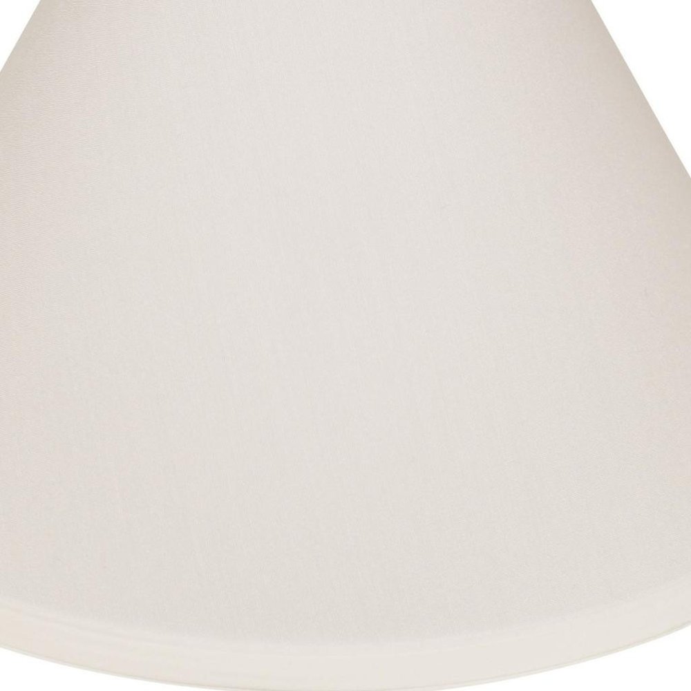 White No Slub Innsbruck Cone Lamp Shade HomeRoots