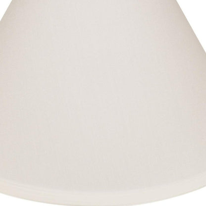 White No Slub Innsbruck Cone Lamp Shade HomeRoots