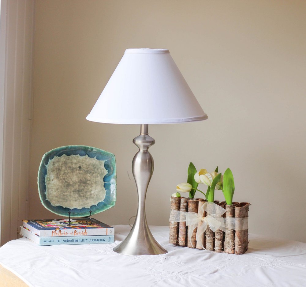 White No Slub Innsbruck Cone Lamp Shade HomeRoots