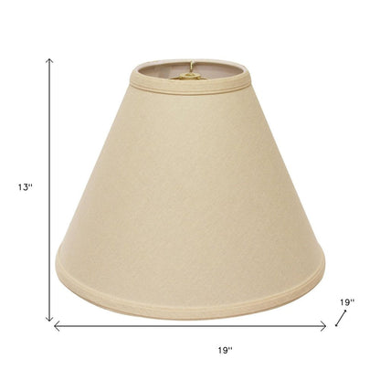 Beige Linen Cone Lamp Shade HomeRoots